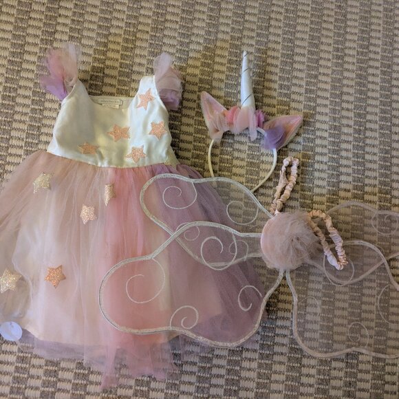 Pottery Barn Light-Up Unicorn Tutu Halloween Costume - 4T - Picture 1 of 1